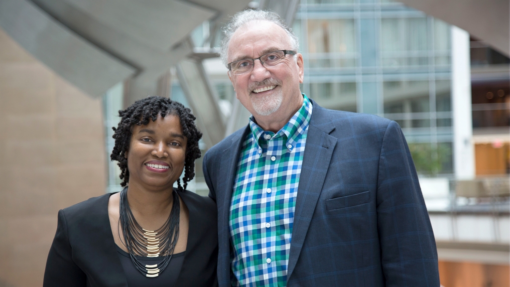 Professor Walt Wolfram and Sonja Lanehart