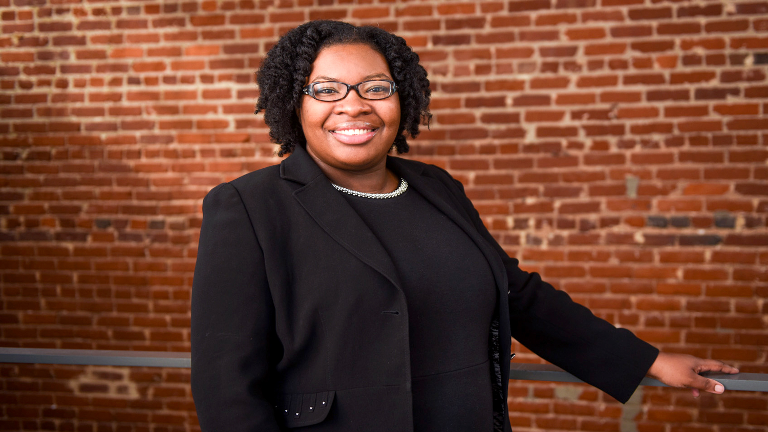 Sharita Whitaker portrait on campus