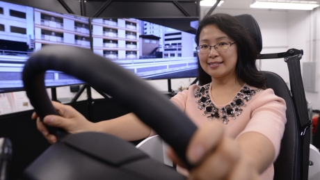 New simulator puts people in a full-size car to understand their driving  behavior