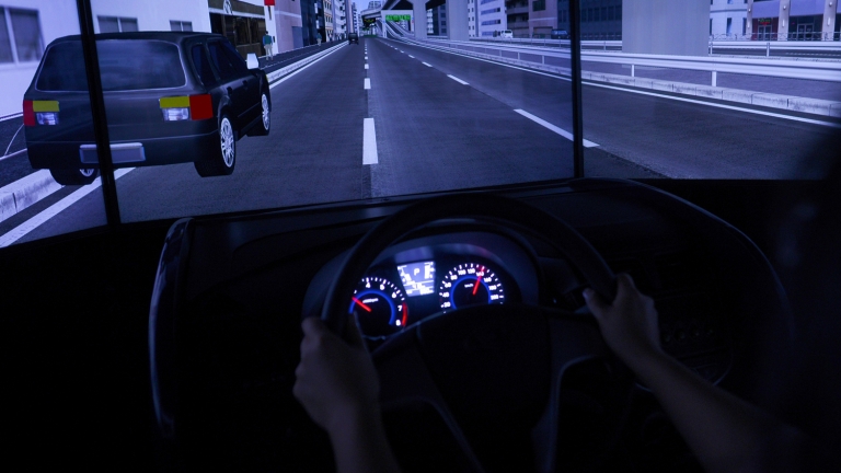 driving simulator dashboard