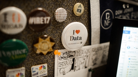 A button that reads "I [heart] Data". 