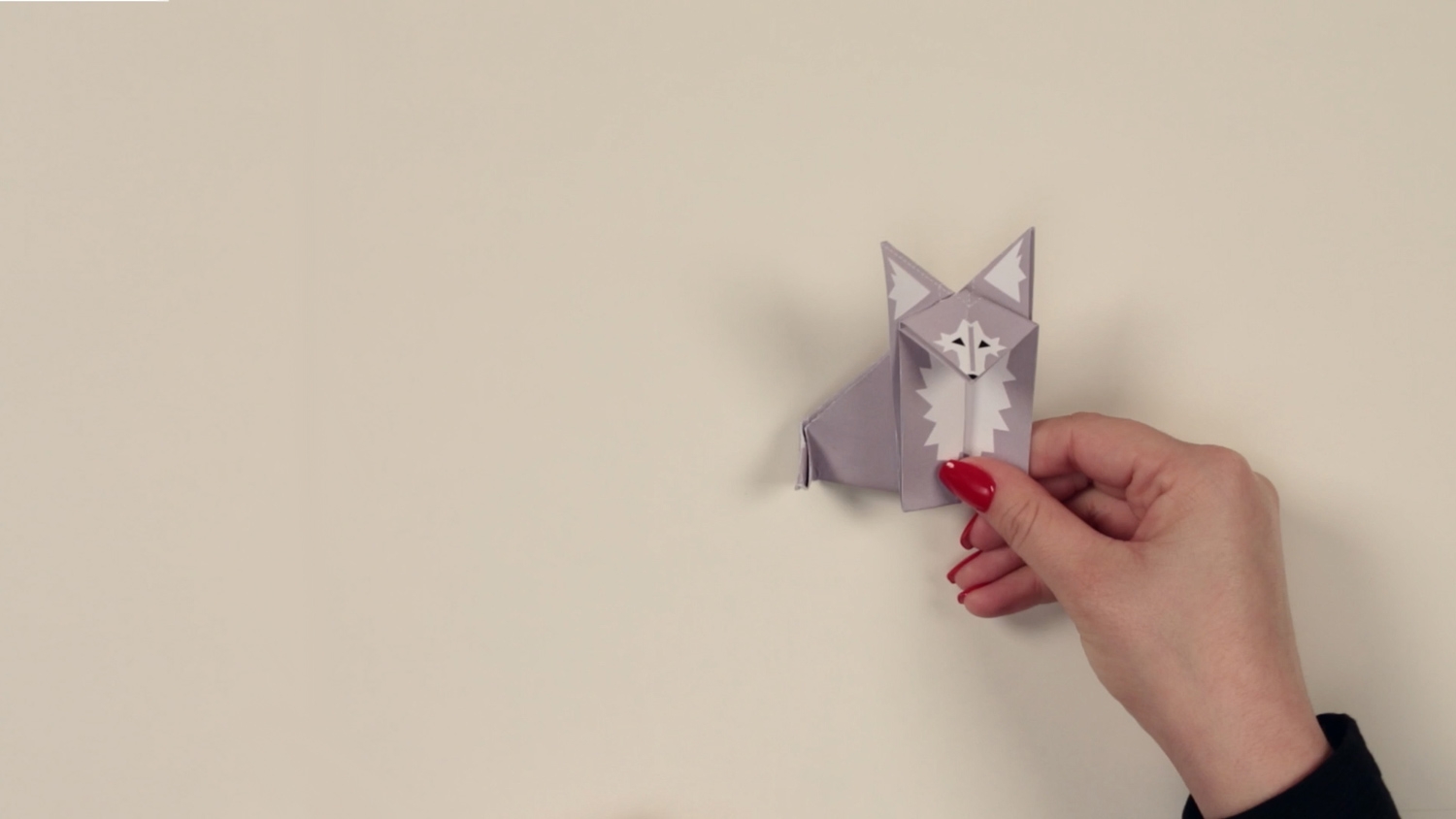 origami wolf