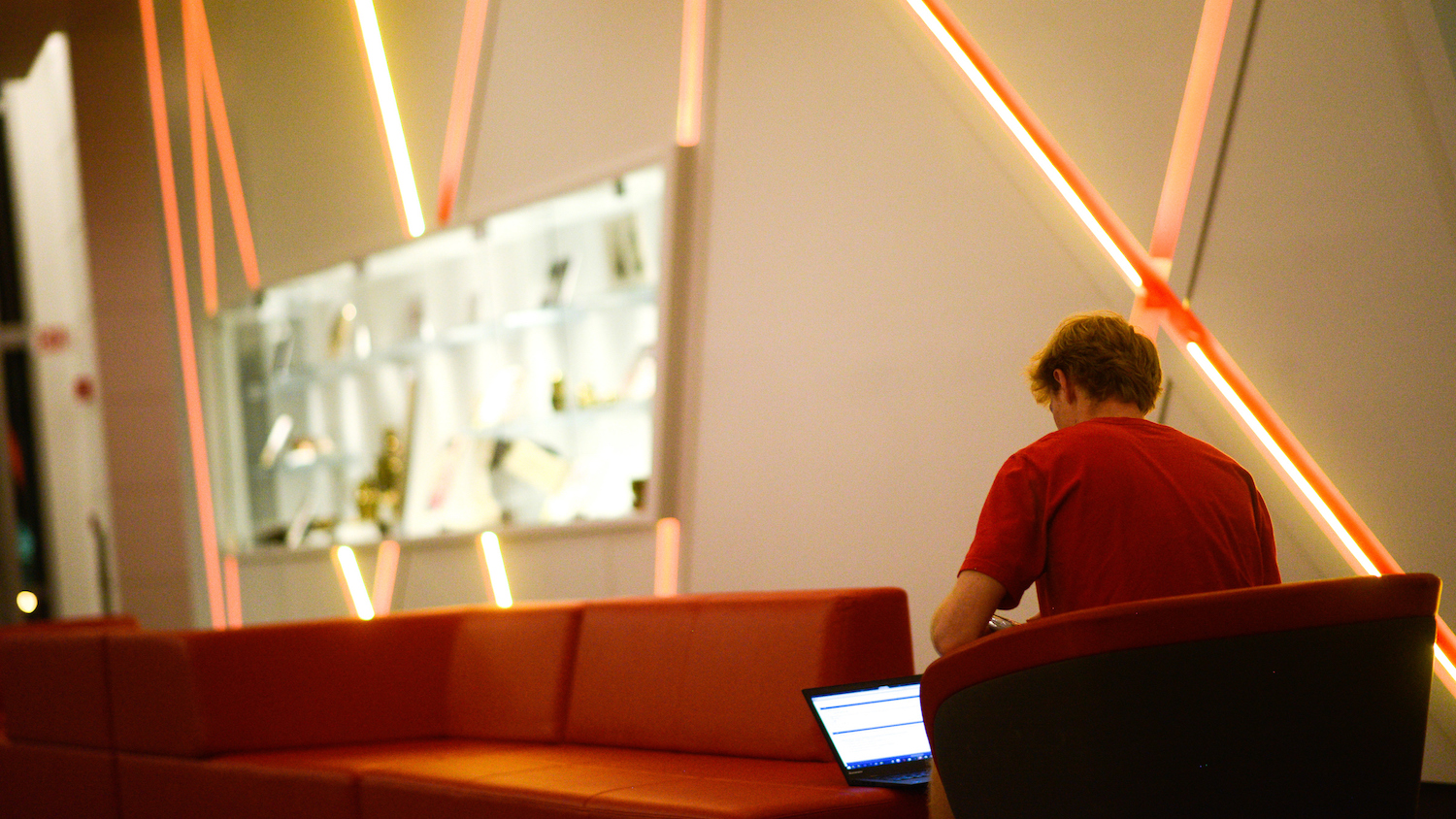 Students use the Talley Student Union. Photo by Marc Hall